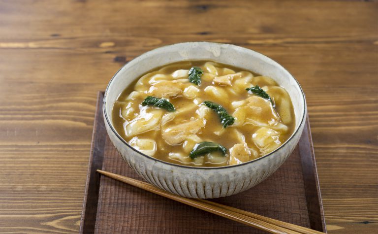 【見た目も美味しいえんげ食レシピ】カレーうどん｜訪問歯科ネット